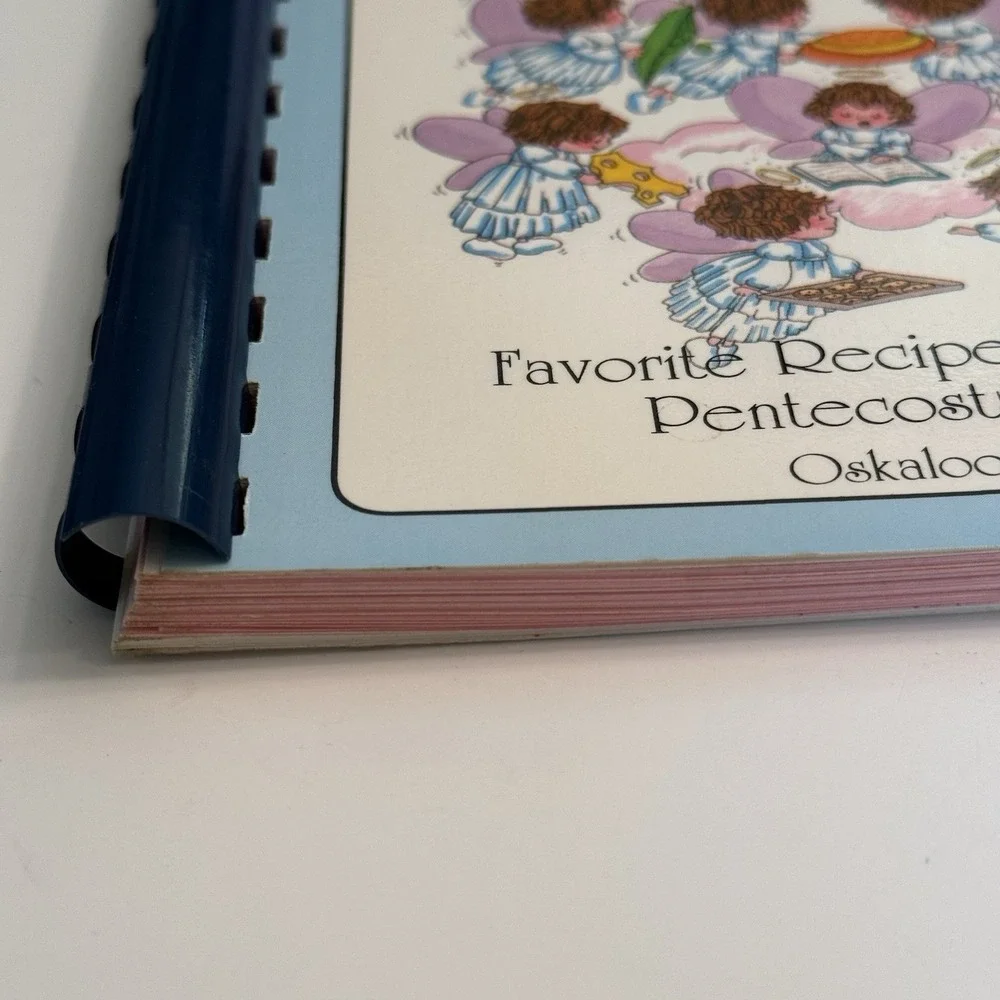 Oskaloosa Iowa 1st Pentecostal Church Cookbook Heavenly Delights Spiral Bound